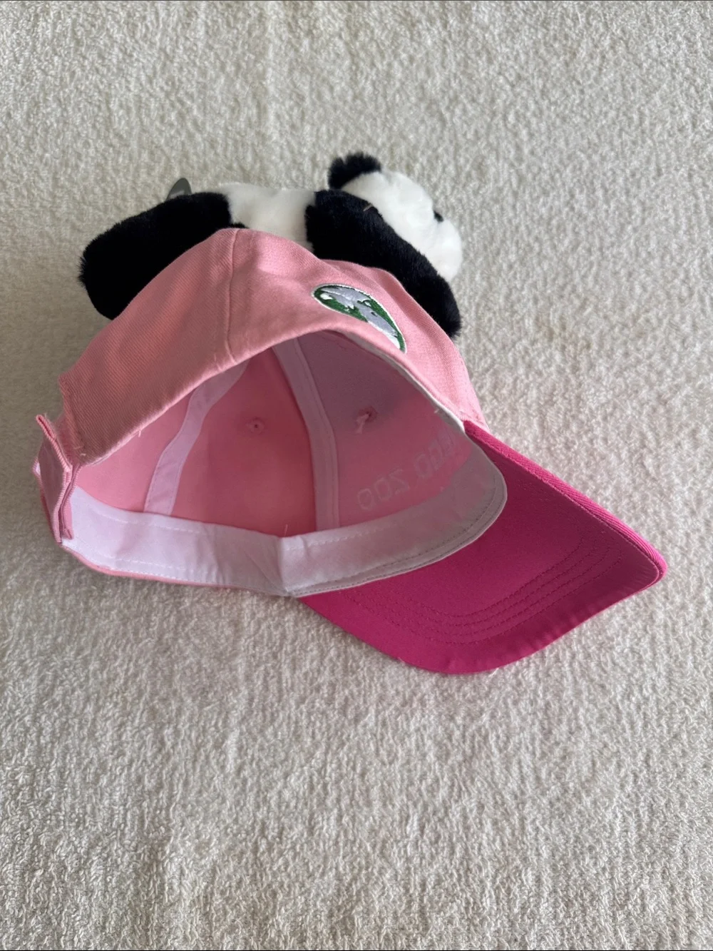Zoologee San Diego Zoo & Safari Park Kids Pink Panda Plush Cap Hat